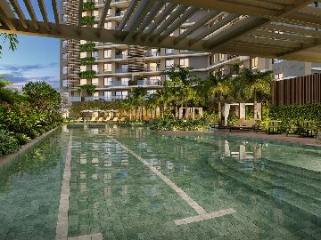 PISCINA COM RAIA DE 25M